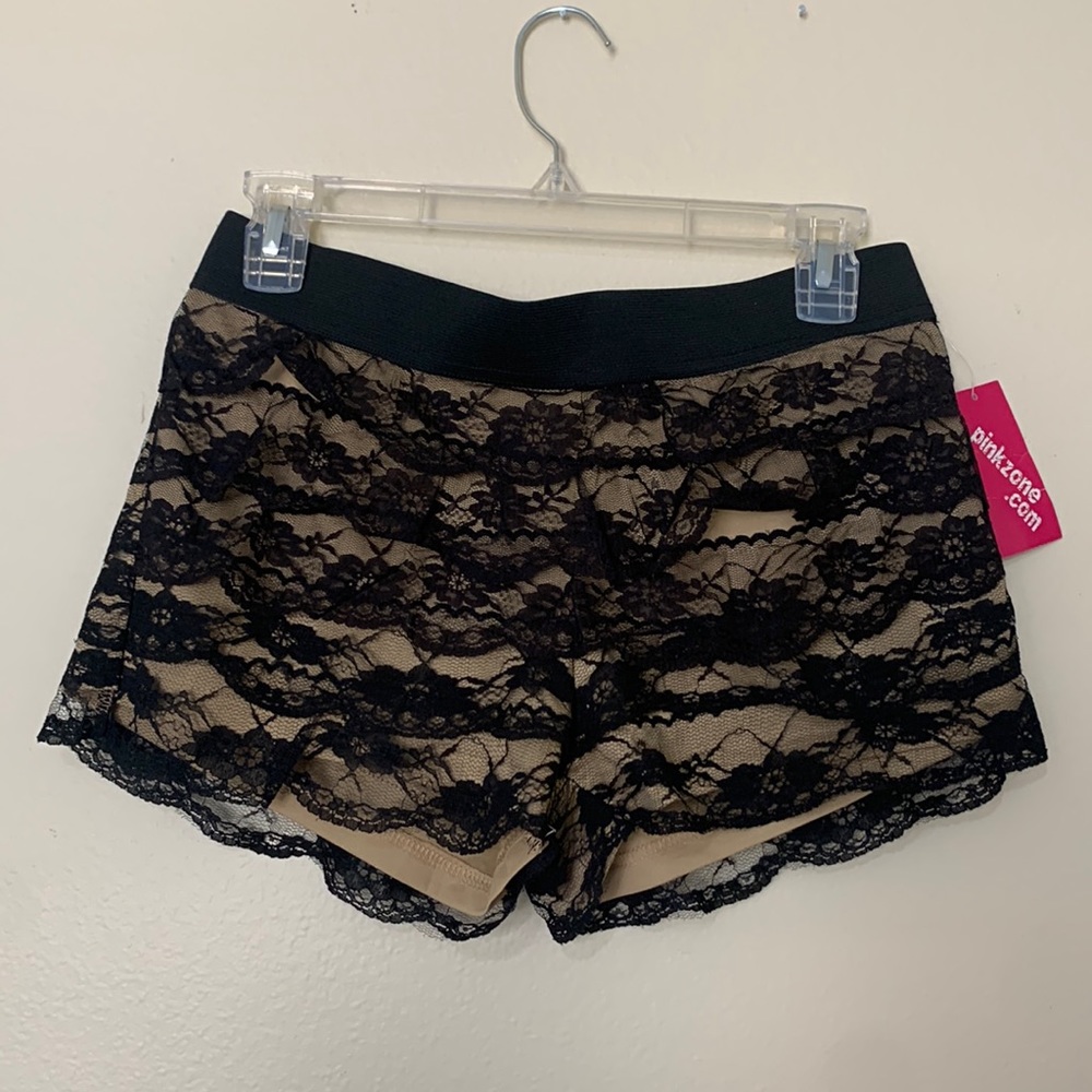 Black Lace Shorts